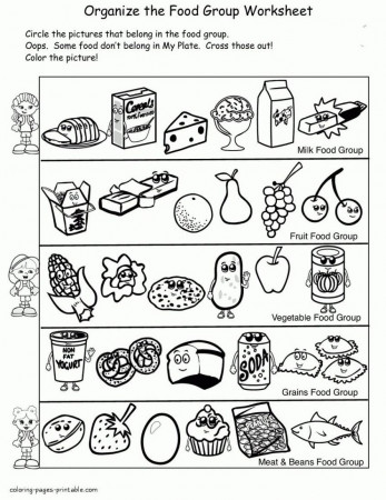 Food Group Coloring Pages Food Pyramid ...communiti.net