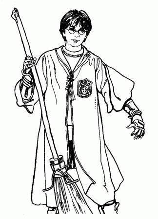 Harry Potter Coloring Pages Hogwarts Harry Potter Coloring Pages ...