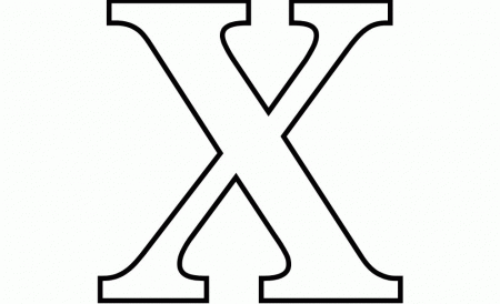 Alphabet Coloring Pages Letter X | Alphabet Coloring pages of ...