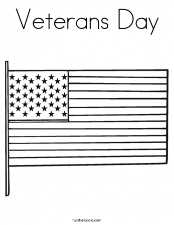Memorial Day Home of the Free Coloring Page - Twisty Noodle