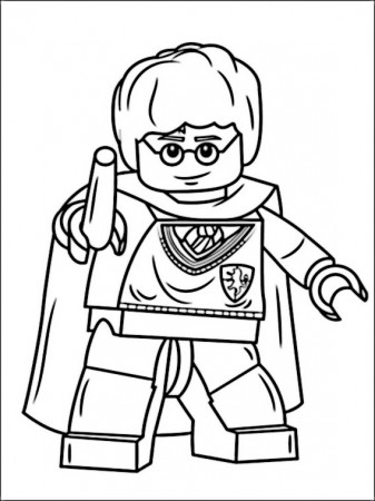 Printable Coloring Book Lego Harry Potter 7
