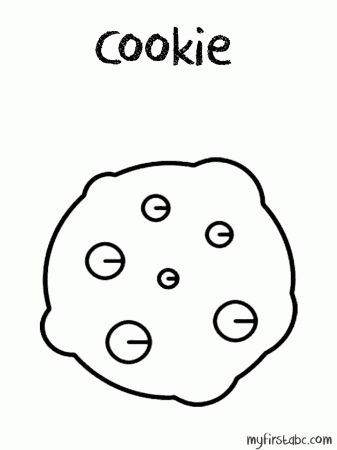 Cookie Coloring Pages - GetColoringPages.com