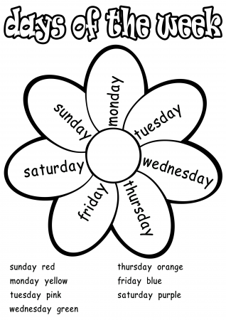 Free Days of the Week Worksheets | Activity Shelter