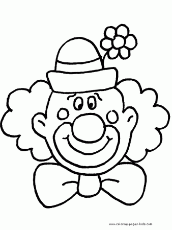 clown coloring sheet circus & clowns color page coloring pages for ...