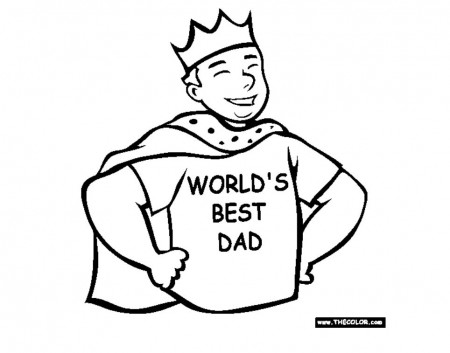 Free, Printable Father's Day Coloring Pages for Kids