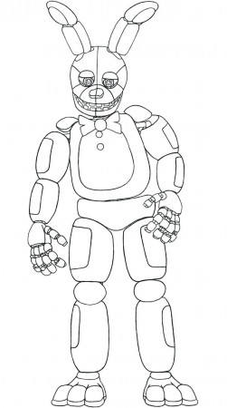 Spring Trap Coloring Page | Fnaf coloring pages, Super coloring pages,  Minion coloring pages