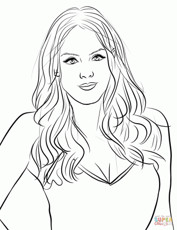 Elizabeth Gillies coloring page | Free Printable Coloring Pages