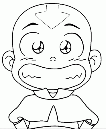 Avatar Aang Coloring Pages | Wecoloringpage