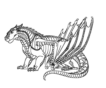 Wings Of Fire Dragon Coloring Pages at GetDrawings | Free download