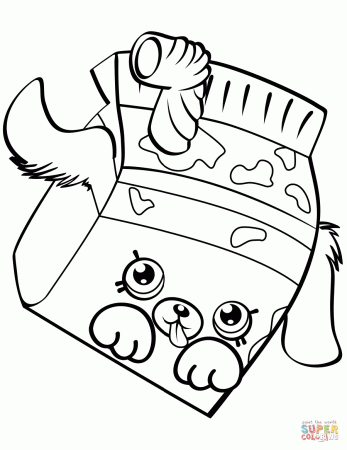 Milk Bud Shopkin coloring page | Free Printable Coloring Pages