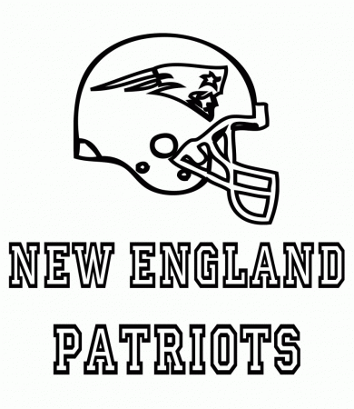 Patriots Logo Coloring Pages New England Patriots Coloring Sheets ...