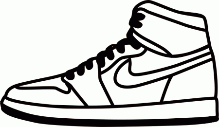 Nike Sneaker Coloring Pages - Nike Coloring Pages - Coloring Pages For Kids  And Adults
