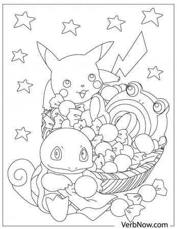 Free POKEMON Coloring Pages for Download (Printable PDF) - VerbNow