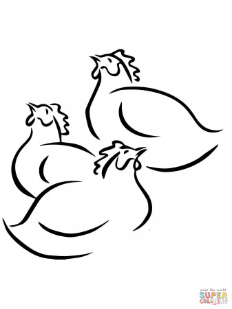 Chicken coloring pages | Free Coloring Pages