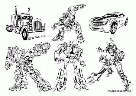 transformer bumblebee coloring pages transformers car coloring ...