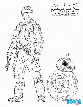 STAR WARS coloring pages - Boba Fett