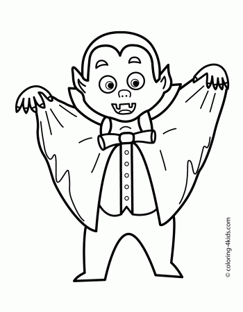 Black And White Vampire Coloring Pages - Ð¡oloring Pages For All Ages