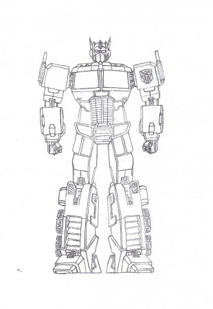 Color Optimus Prime - Coloring Pages for Kids and for Adults