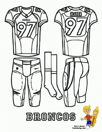 Broncos Coloring Pages Free Denver Broncos Coloring Pages. Kids ...
