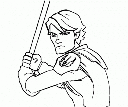 13 Pics of Anakin Coloring Pages D - Star Wars Anakin Coloring ...