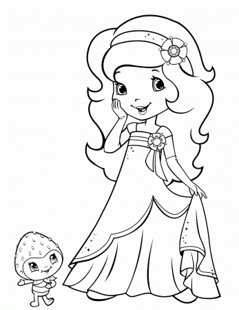 Coloring Pages Strawberry Shortcake And Friends - Coloring Page