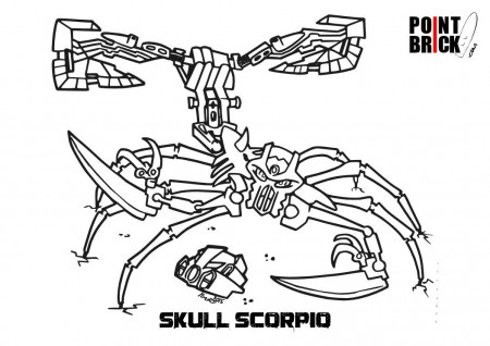 LEGO #Bionicle Coloring pages: Fear the power of the Undead Skull ...
