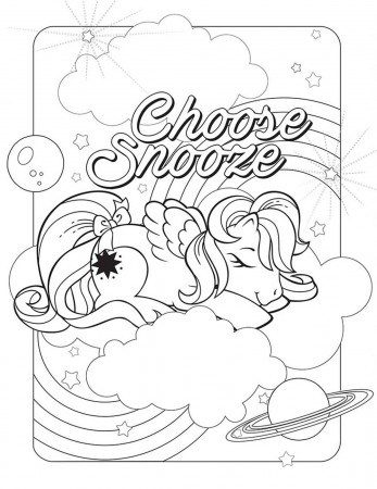 My Little Pony Retro Coloring Book - Simon & Schuster - Coloring Books –  Always Fits