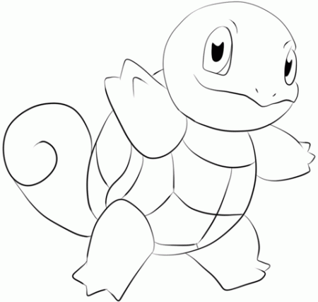 Squirtle coloring page | Free Printable Coloring Pages