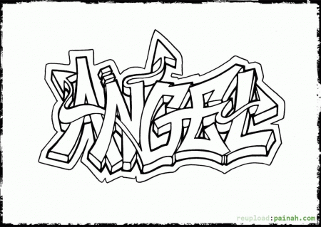 Ingenuity Graffiti Printable Coloring Pages Kids Only Coloring ...