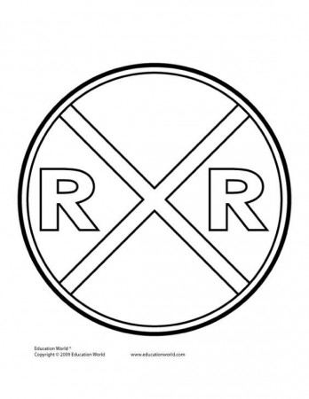 Railroad Sign coloring page | Party Time | Pinterest | Signs ...