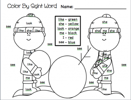 kindergarten worksheets: color words worksheets bluefree color ...