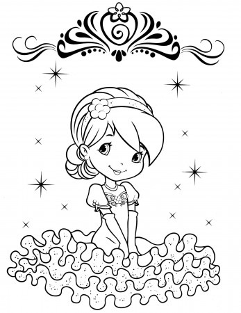 Strawberry shortcake, Coloring pages and Coloring