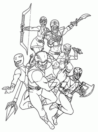 Drawing Power Rangers #50047 (Superheroes) – Printable coloring pages