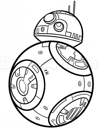 BB-8 coloring page | Star wars drawings, Star wars art drawings, Star wars coloring  sheet