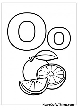 Printable Letter O Coloring Pages (Updated 2023)