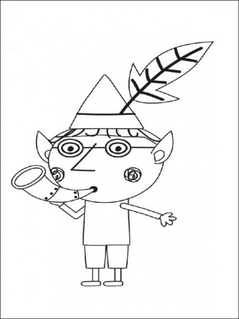 Ben and Holly's Little Kingdom Printable Coloring Pages 11
