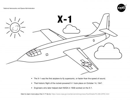 Airplane Coloring Pages for Kids | NASA