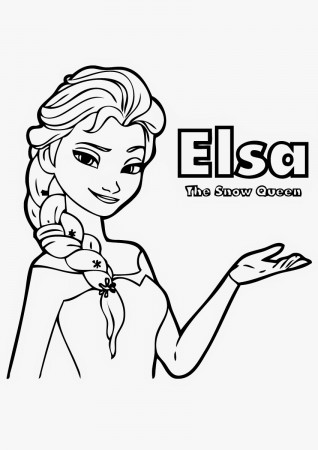 Elsa Coloring Pages - Coloringnori - Coloring Pages for Kids