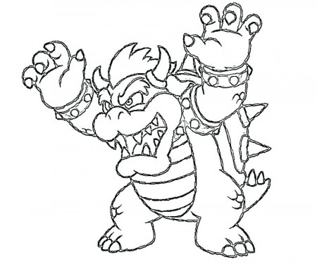 Bowser Coloring Pages - Best Coloring Pages For Kids