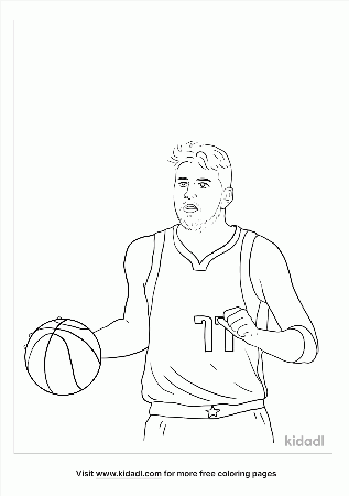 Luka Doncic Coloring Pages | Free People Coloring Pages | Kidadl