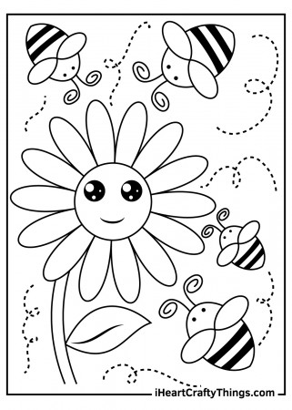 Bee Coloring Pages (Updated 2022)