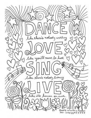 Free Inspirational Quotes Coloring Pages - Master trick