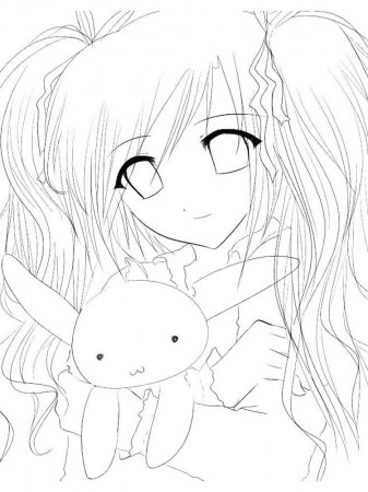 free printable anime coloring pages for adults | Chibi coloring pages, Cute  coloring pages, Anime wolf girl