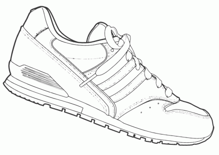 Sneakers coloring pages | Coloring pages to download and print