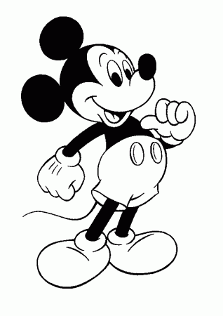 Mickey Coloring Pages To Print - High Quality Coloring Pages