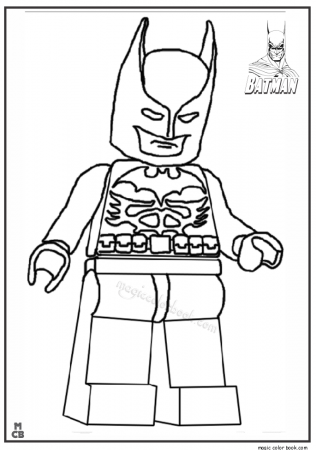 Batman lego free printable coloring pages