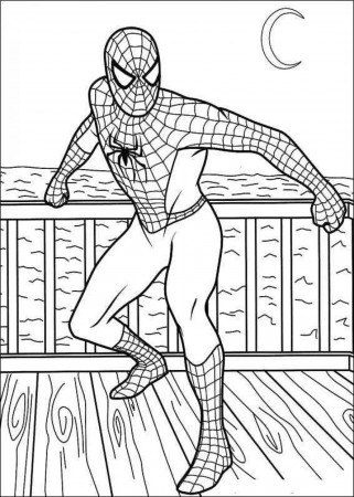 Spiderman printable coloring pages | ColoringGoKids