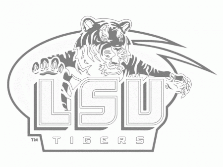 Lsu Tigers College Football Coloring Pages - Colorine.net | #24964