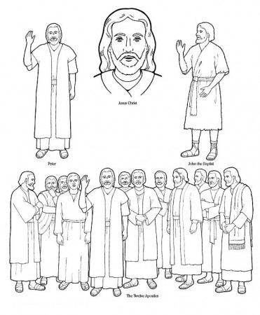 Twelve Disciples Coloring Sheets - Google Twit - Clip Art ...