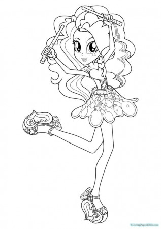 Coloring Pages : My Little Pony Sunset Shimmer Coloring ...